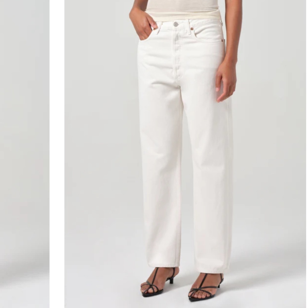 AGOLDE Mid-Rise 90s Jeans in “Fortune Cookie” – Size 32